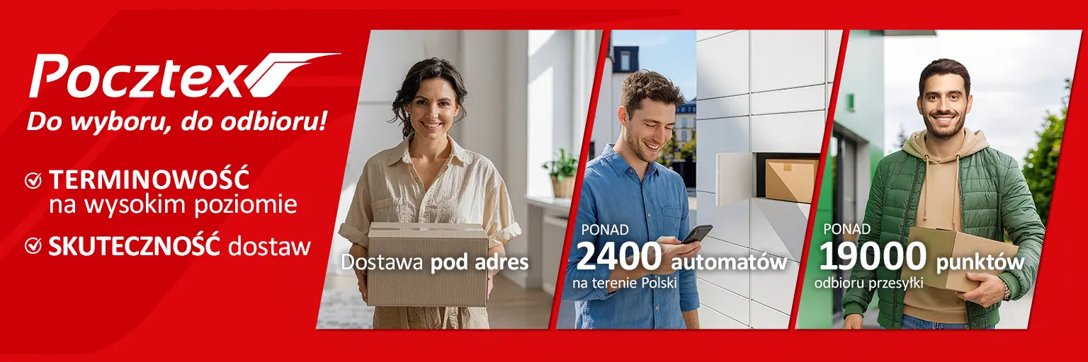Pocztex – dostawa pod adres, do automatów paczkowych i punktów odbioru